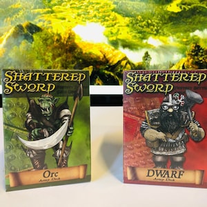 Shattered Sword Game Starter Set - Vernieuwd! Battle game Face off en Fantastisch kaartspel