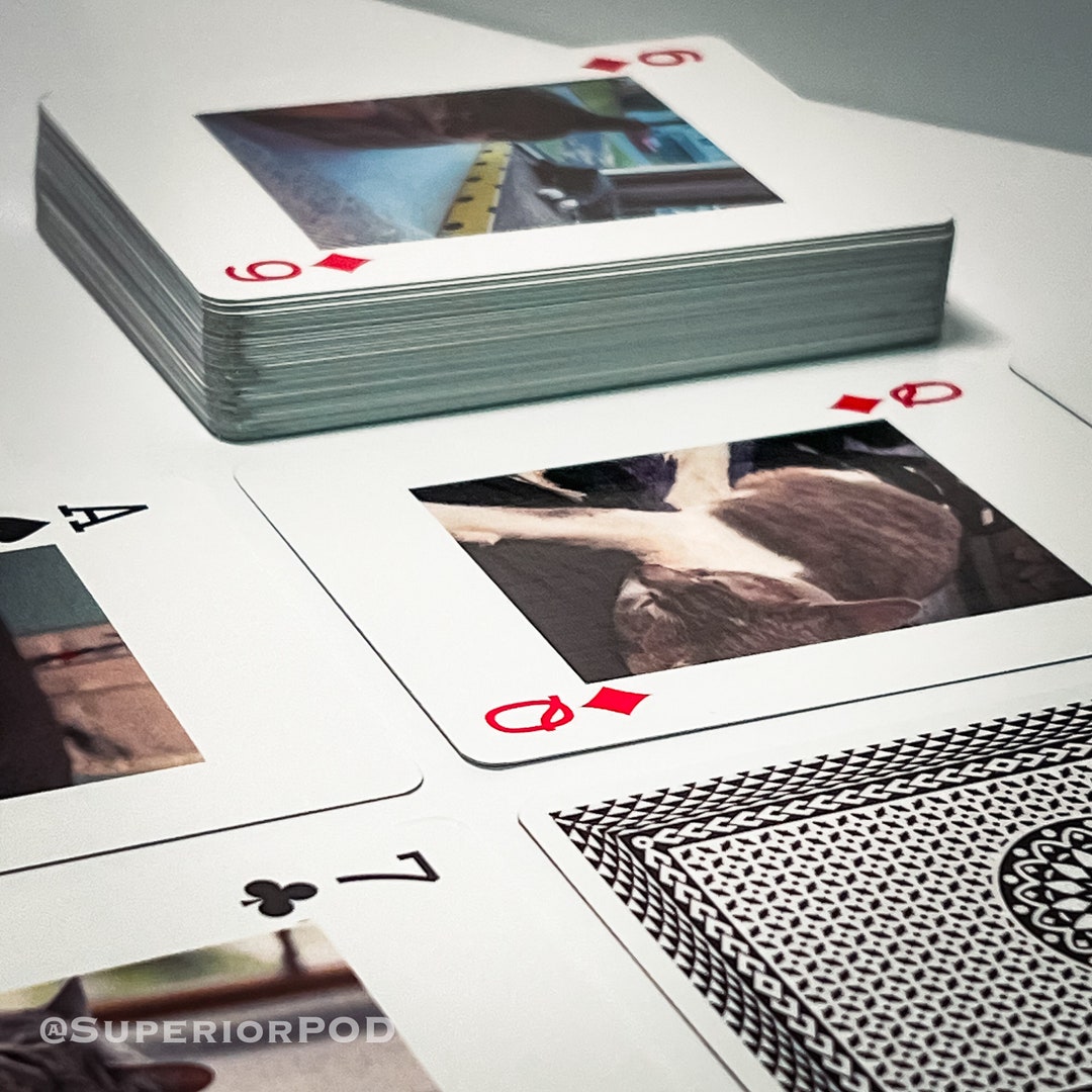 Custom Personalized Playing Cards With Printed Tuck Box