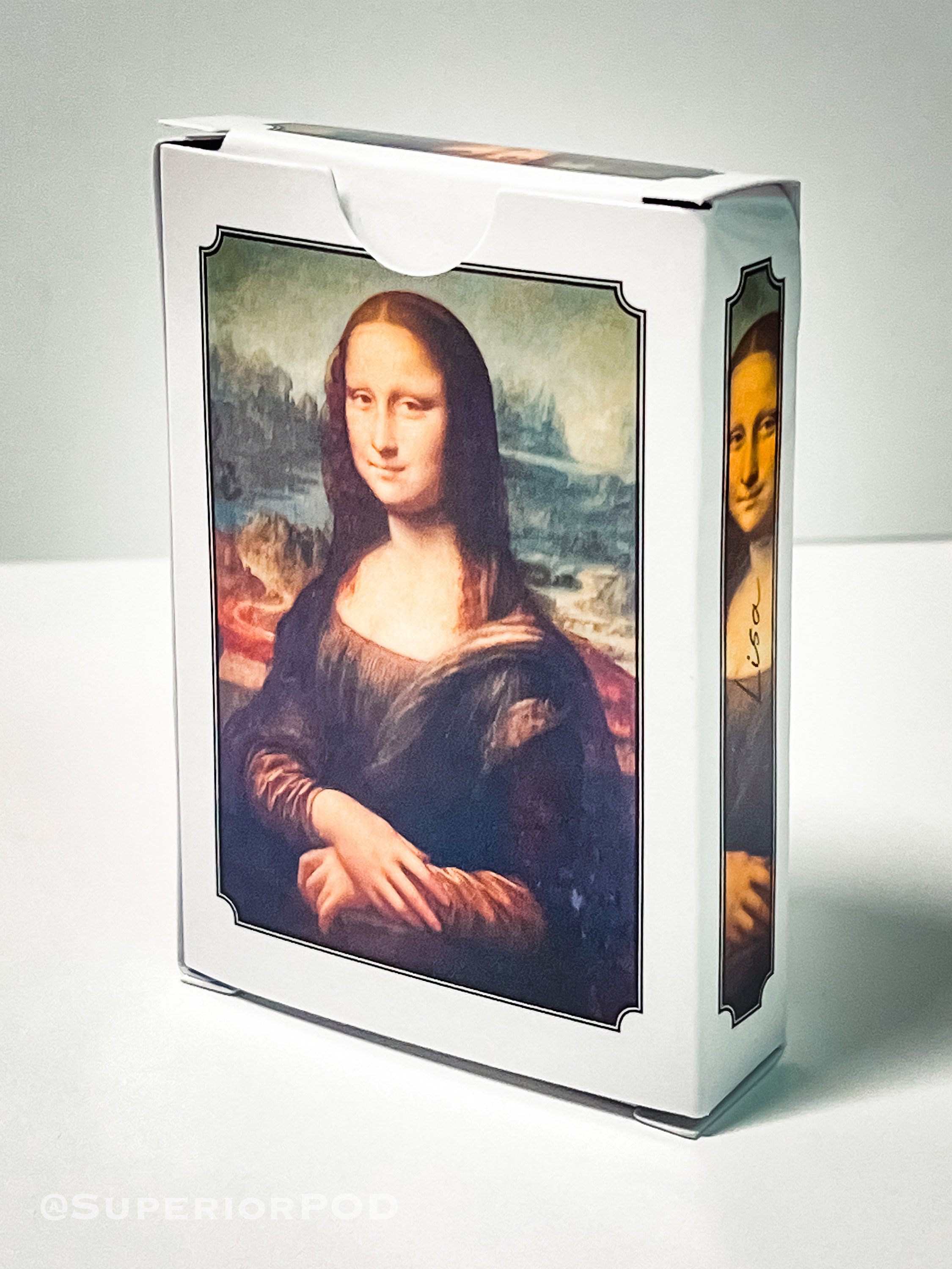 Mona LISA Playing Cards, Artwork Playing Cards, Mona Lisa Gift, Da