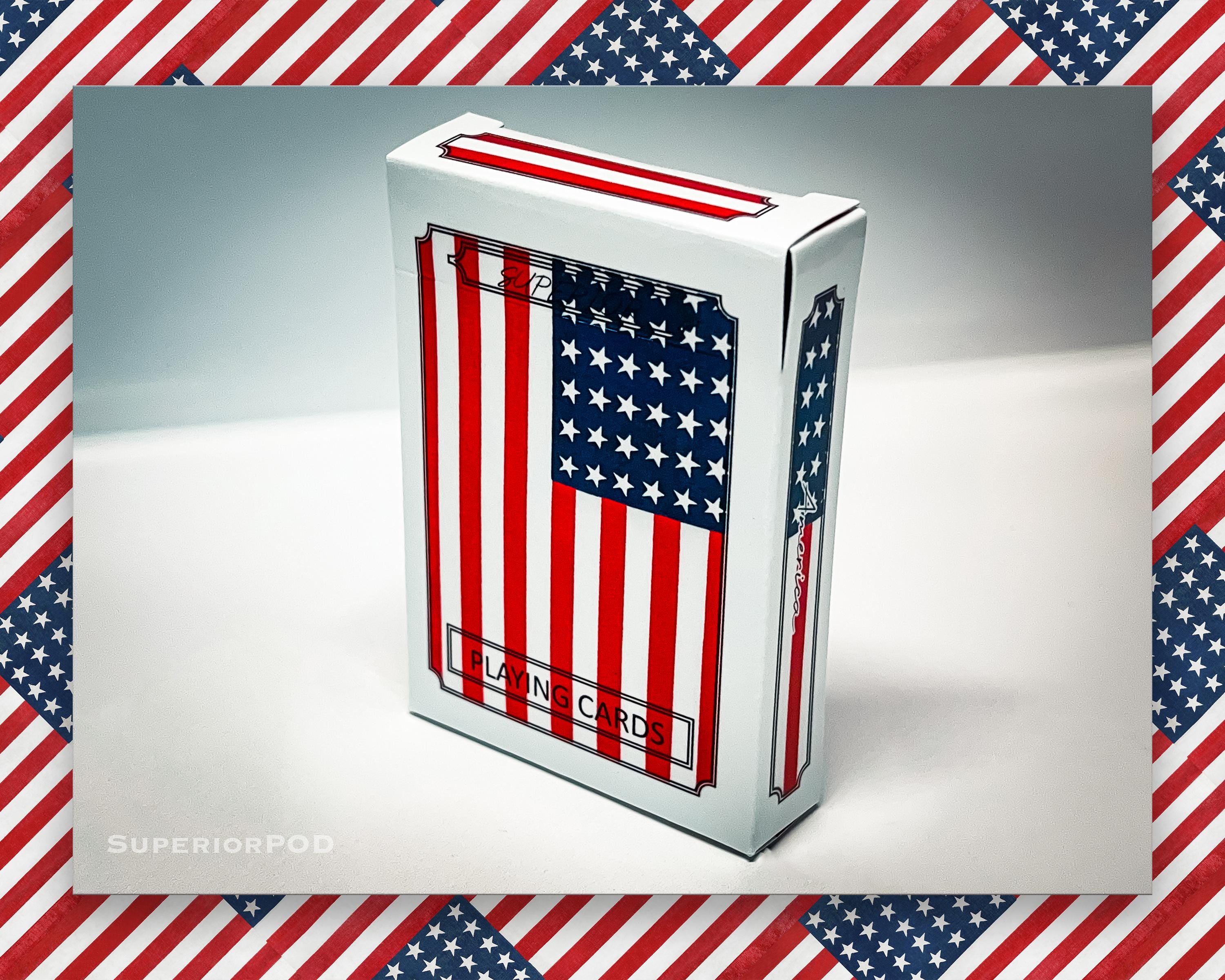 最大の割引 Patriotic Card Decks - Etsy トランプ