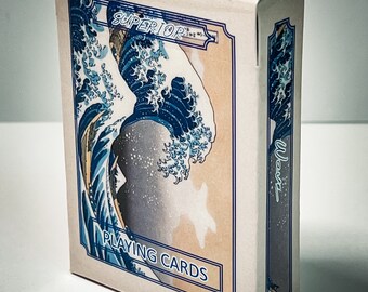The Great WAVE Playing Cards, Waves Playing Cards, Japanese