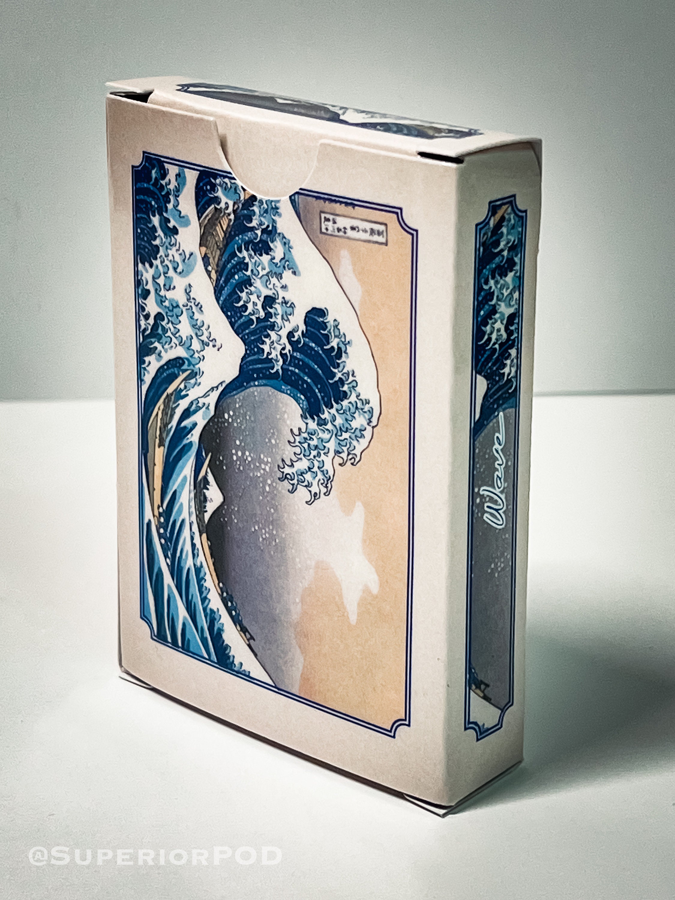 The Great WAVE Playing Cards, Waves Playing Cards, Japanese