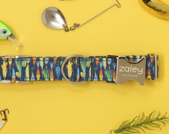 Fischen Lure Hundehalsband - Handgemacht in Texas