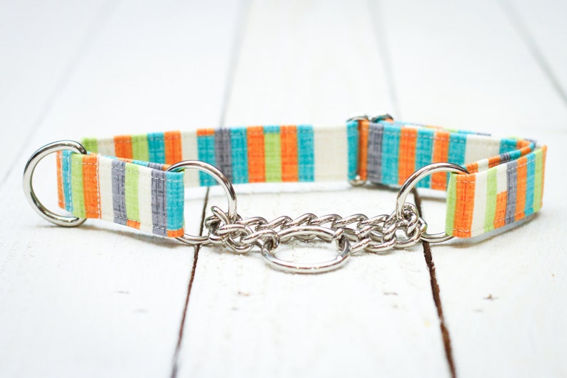 Upgrade Collar to Half Check Chain Chainlink Martingale Etsy