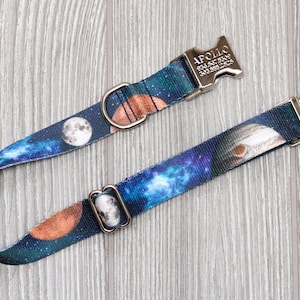Personalized Dog Collar, Go Tagless! Engraved Name & Phone Number on Metal Buckle, All Webbing Dog Collar, The Endurance Collection