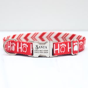 ADOGGYGO Weihnachts-Halsband Für Katzen – Mit Schleife, Rot/grün, 2 Stück