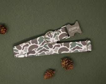 Old School Classic Camo Hundehalsband - Handgefertigt in Texas