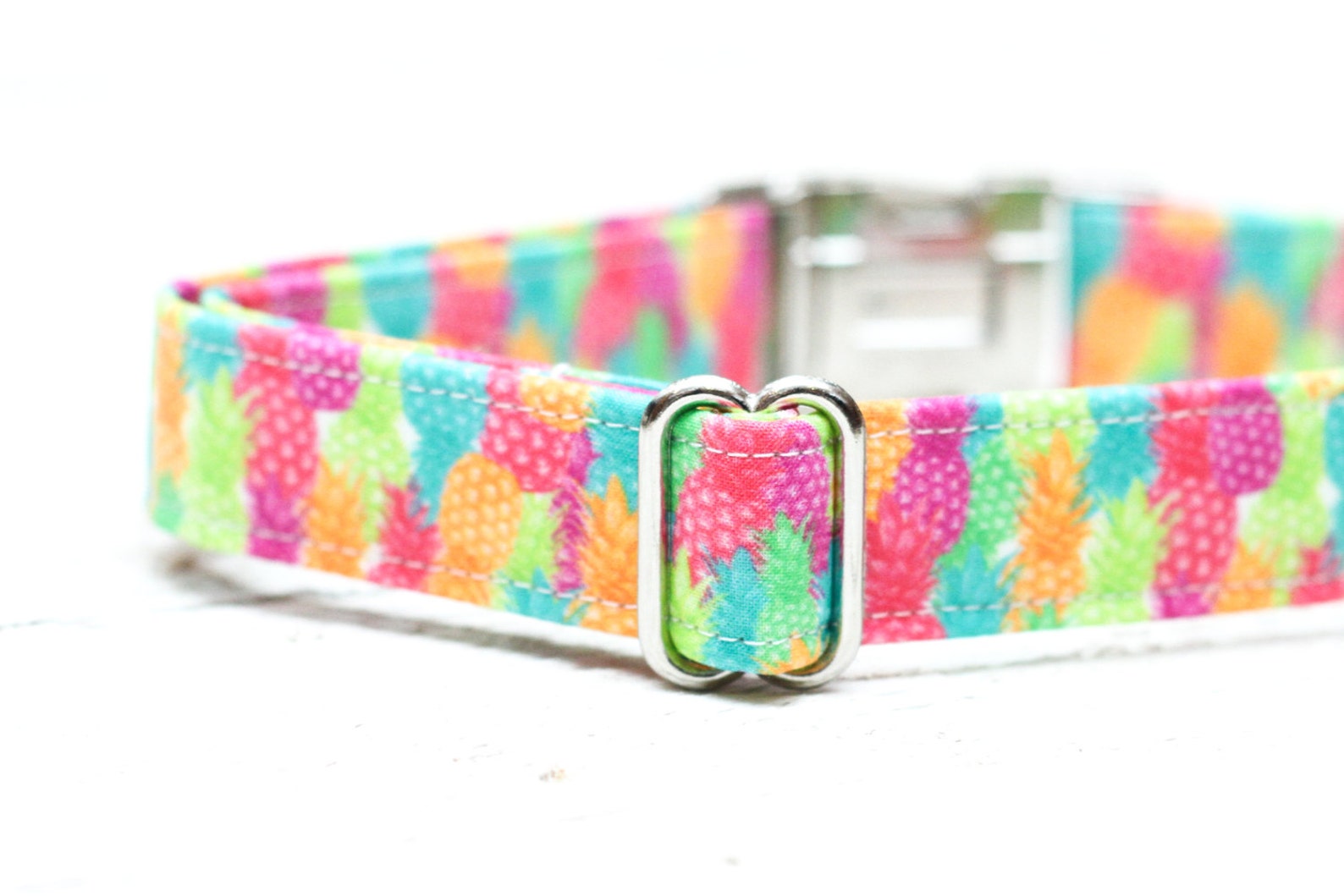 Pineapple Dog Collar Tropical Dog Collar Female Dog Collar Etsy