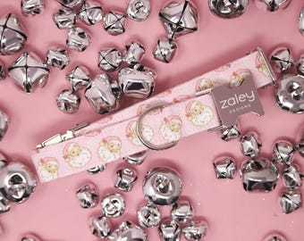 Vintage Weihnachtsmänner in Pink Hundehalsband: Halsband Halsband