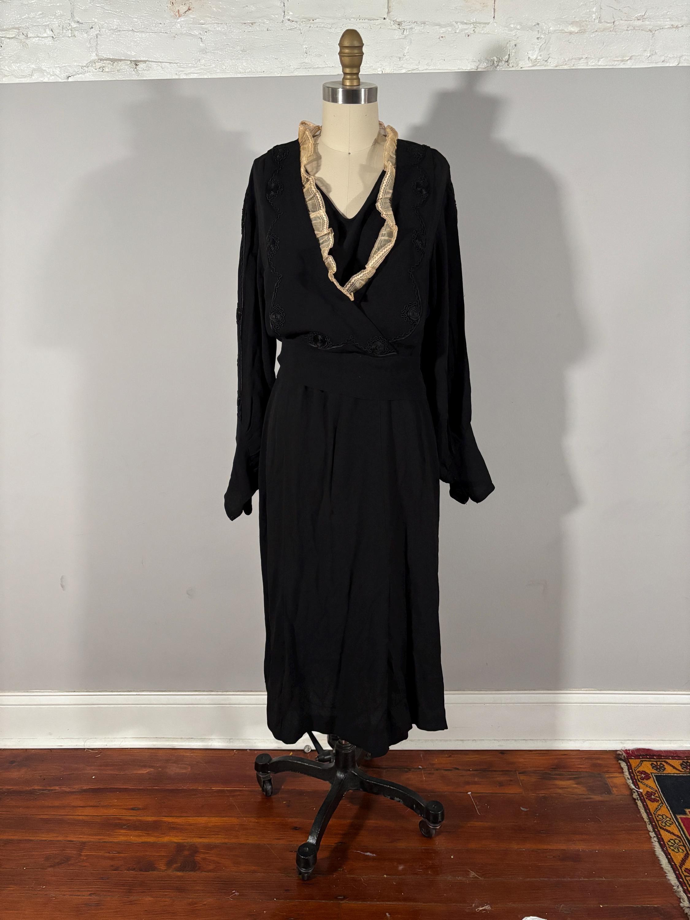 1920s Mourning Dress - Etsy