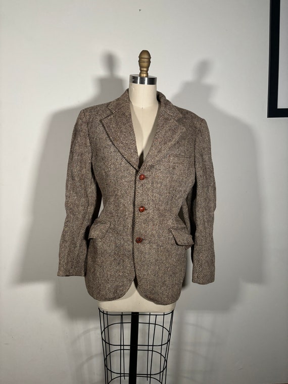 Vintage 1980s Harris Tweed Blazer