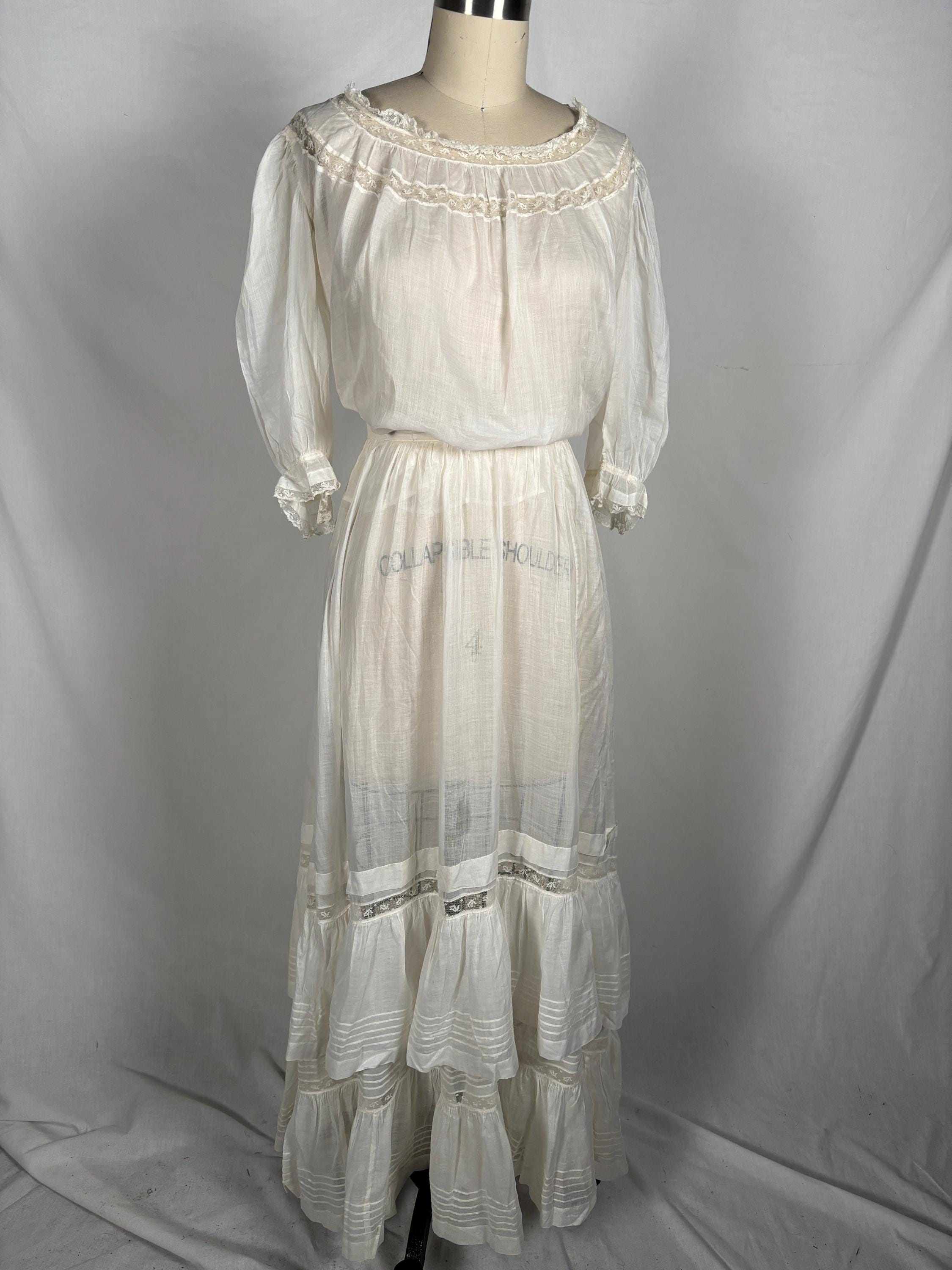 crochet lace trim maxi dress Elisa main image 0