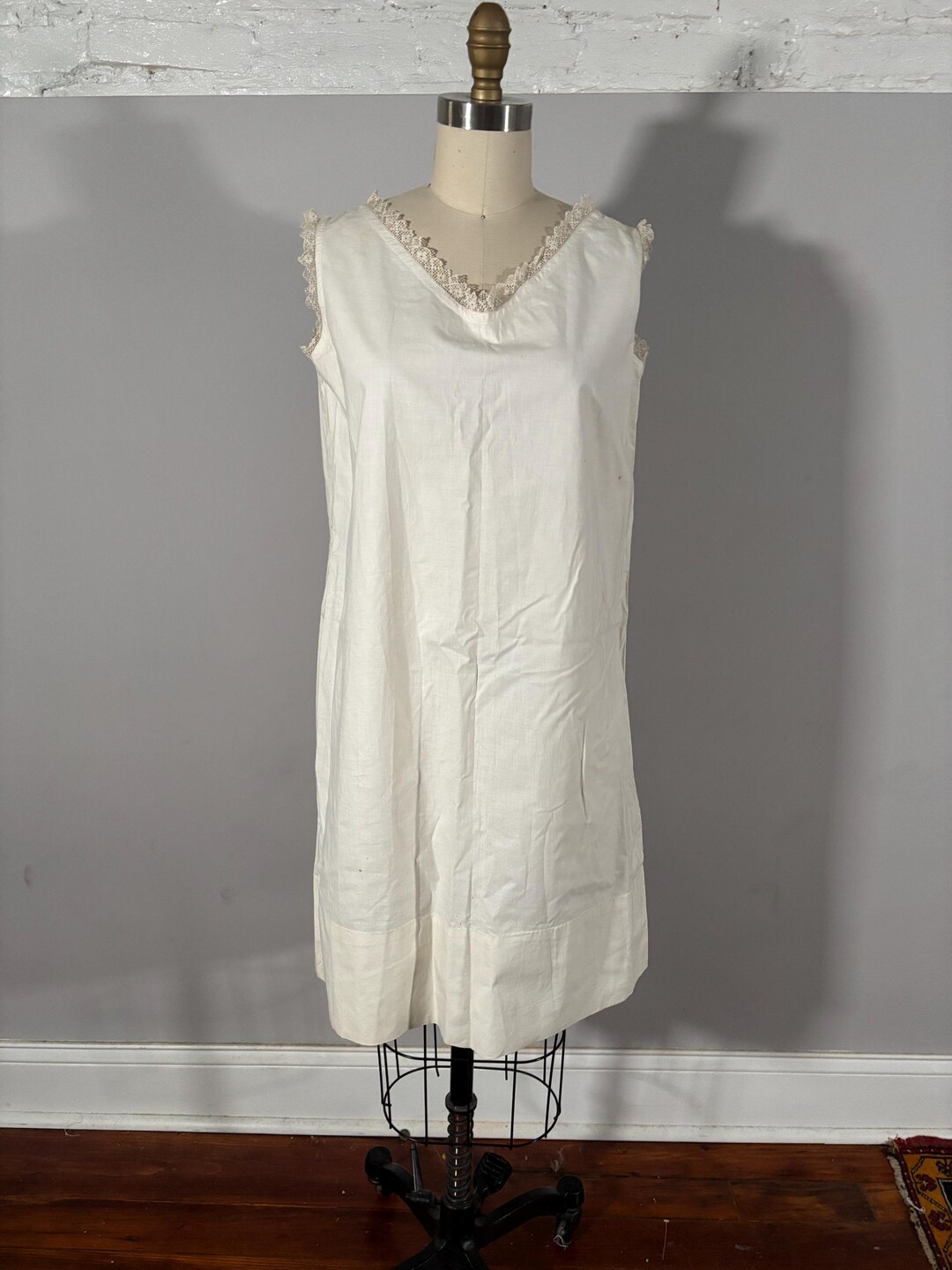 Antique Victorian/ Edwardian Cotton Shift - Etsy