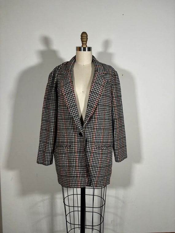 1970s plaid blazer