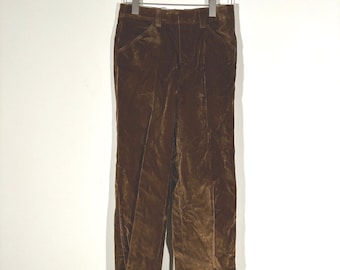 Pantalones de terciopelo vintage de los años 70