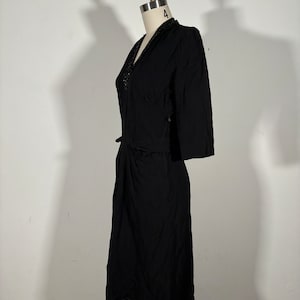 Vintage 1940s sequin collared dress