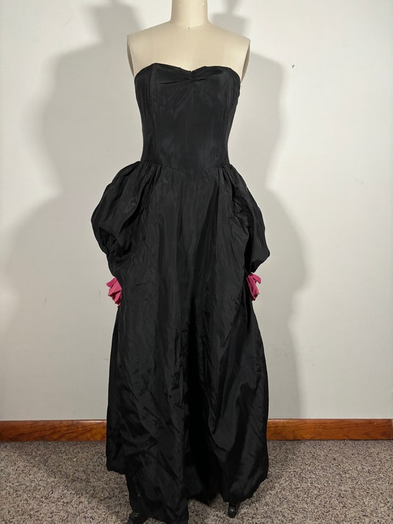 1940s/1950s Strapless evening gown