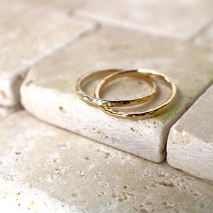 Set of 2 intertwined rings in gold,silver, intertwined ring, rolling ring, gold infinity ring, wedding ring, gold ring, personalized jewelry