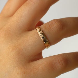 14k Gold Filled Ring, Gold Ring, Thick Gold Ring, Gold Stack Ring, Simple Gold Ring, Stacking Ring, Thick Ring, Wedding Band, Gold