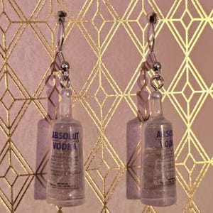 Vodka Bottle Earrings