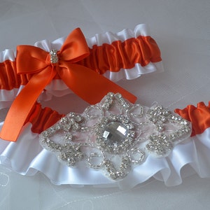 Orange top garter belt