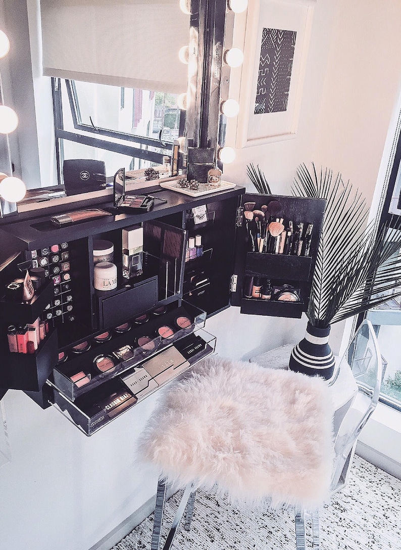 Wall Mounted Makeup Vanity