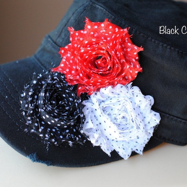 White Cadet Hat Etsy