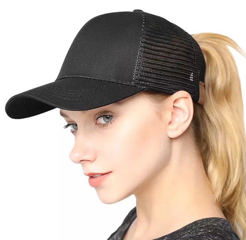 cc hat ponytail