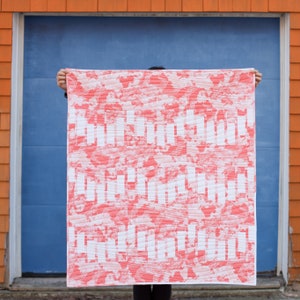 Striped Scallops Modern Quilt Pattern PDF Minimalist image 9