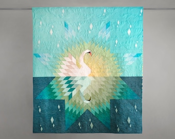 Swan Quilt PDF Pattern - Our Song, Your Reflection