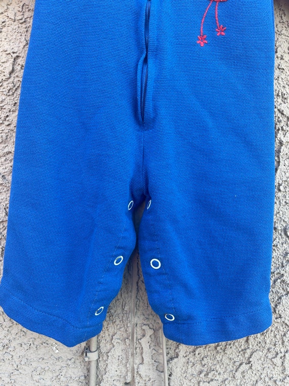 Vintage HealthTex Romper Pants Daisies Sunhat Sz … - image 4