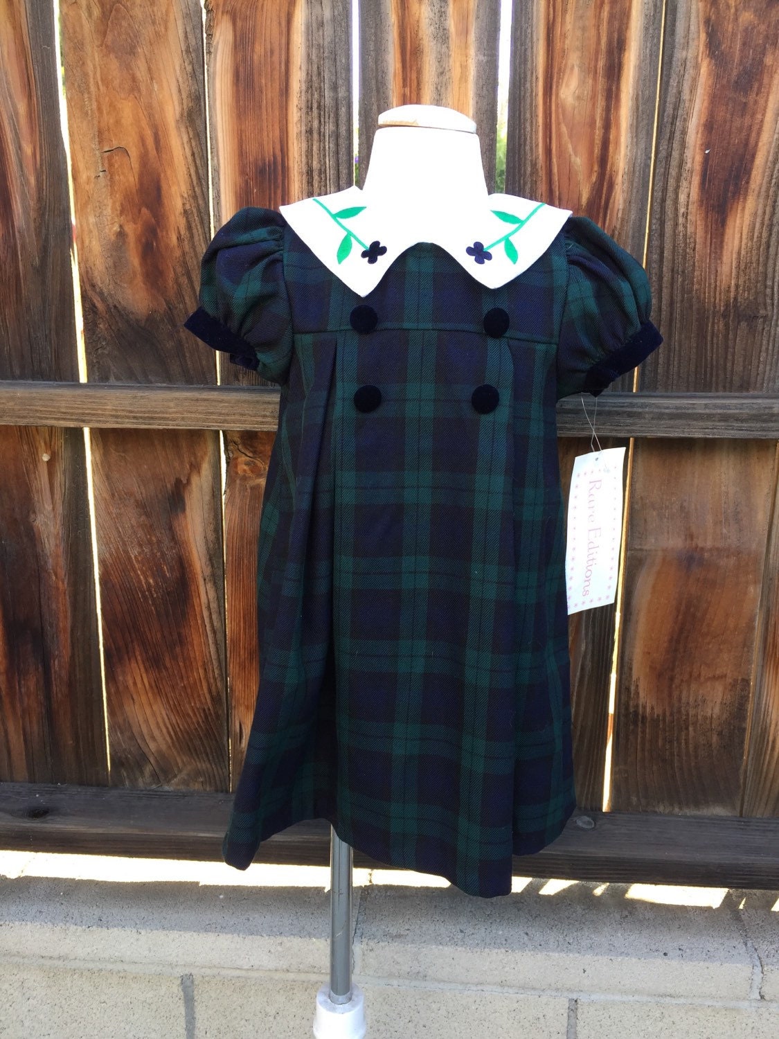 Rare Editions Toddler Dress Holiday Christmas Sz 3T Green Plaid - Etsy