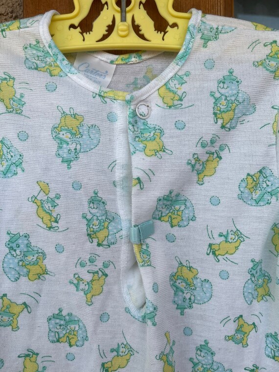 Vintage Carters Sleep Gown Layette Circus Bears Clown Gem