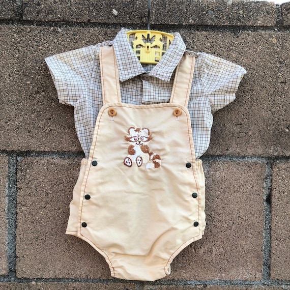 Baby boy vintage romper sale