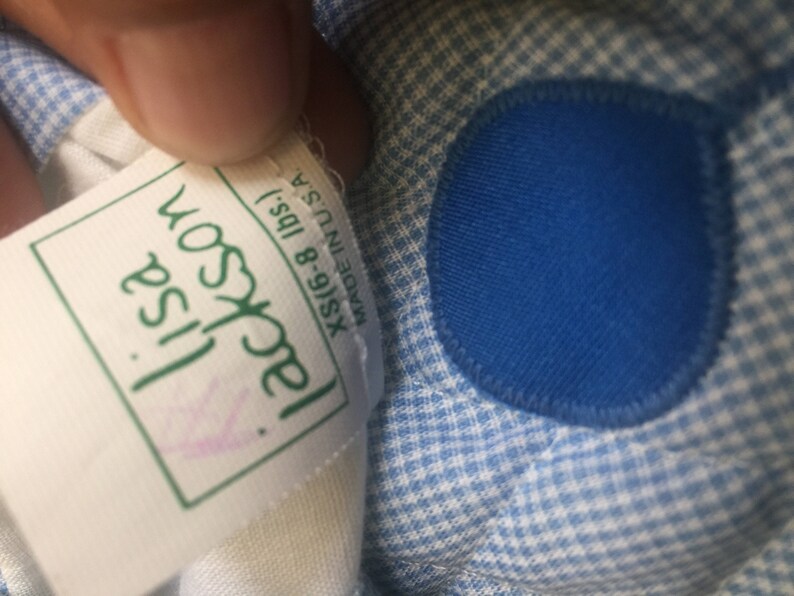 VTG Lisa Jackson Baby Boy Quilted Footed Romper Clown Balloons Newborn