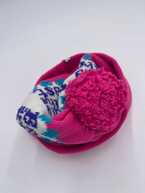 Vintage Disney Beauty And The Knit Beast Beanie W… - image 6