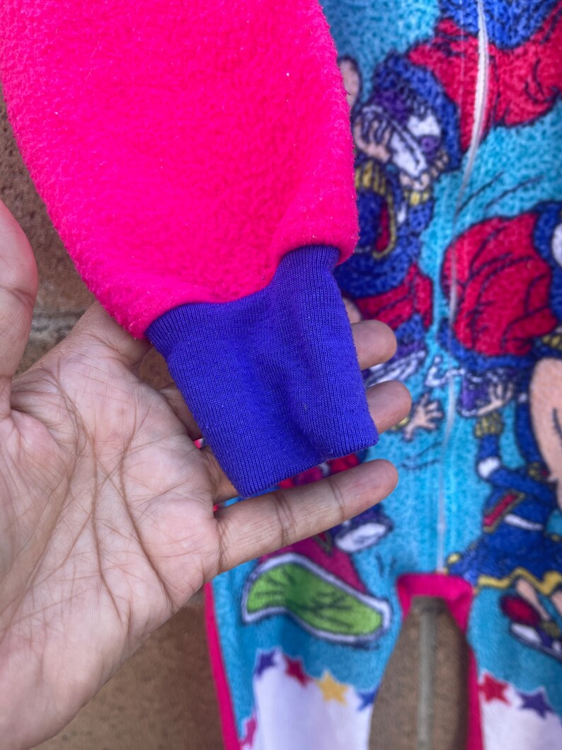 Vintage Nickelodeon Rugrats Pajamas Blanket Sleeper Sz 4/5Y Etsy