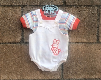 Mono camisero vintage Carters talla 0/3 M