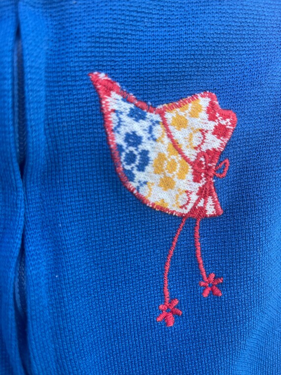 Vintage HealthTex Romper Pants Daisies Sunhat Sz … - image 8