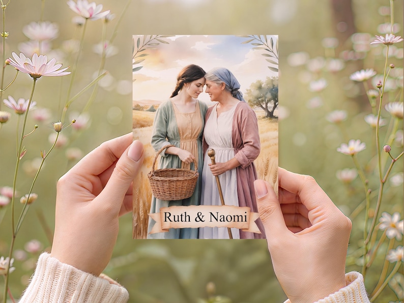 Vintage-inspired meadow scenery printable art set for study — soft hues and distant trees create a peaceful backdrop for focused work.