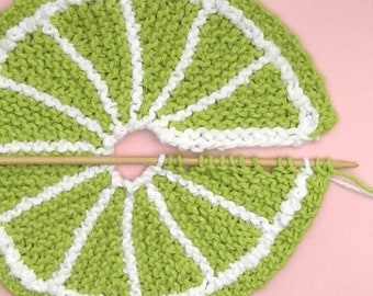Fruit Dishcloth Knitting Pattern (PDF Download)