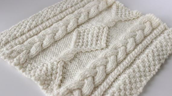 Diamond Hill Loop Celtic Cable Knitting Pattern PDF Download -  Canada