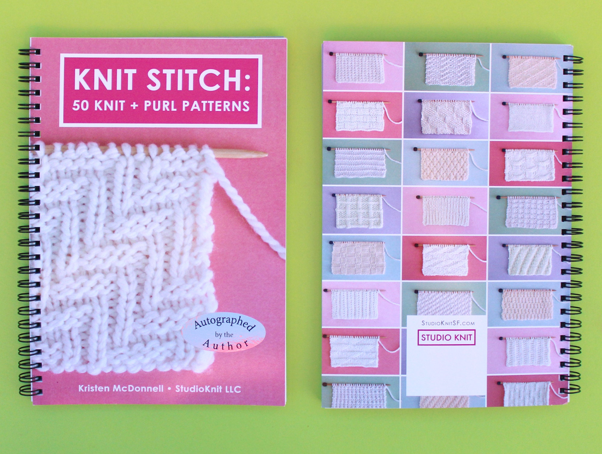 Knit Stitch Pattern Paperback Book for Beginning Knitters by Etsy