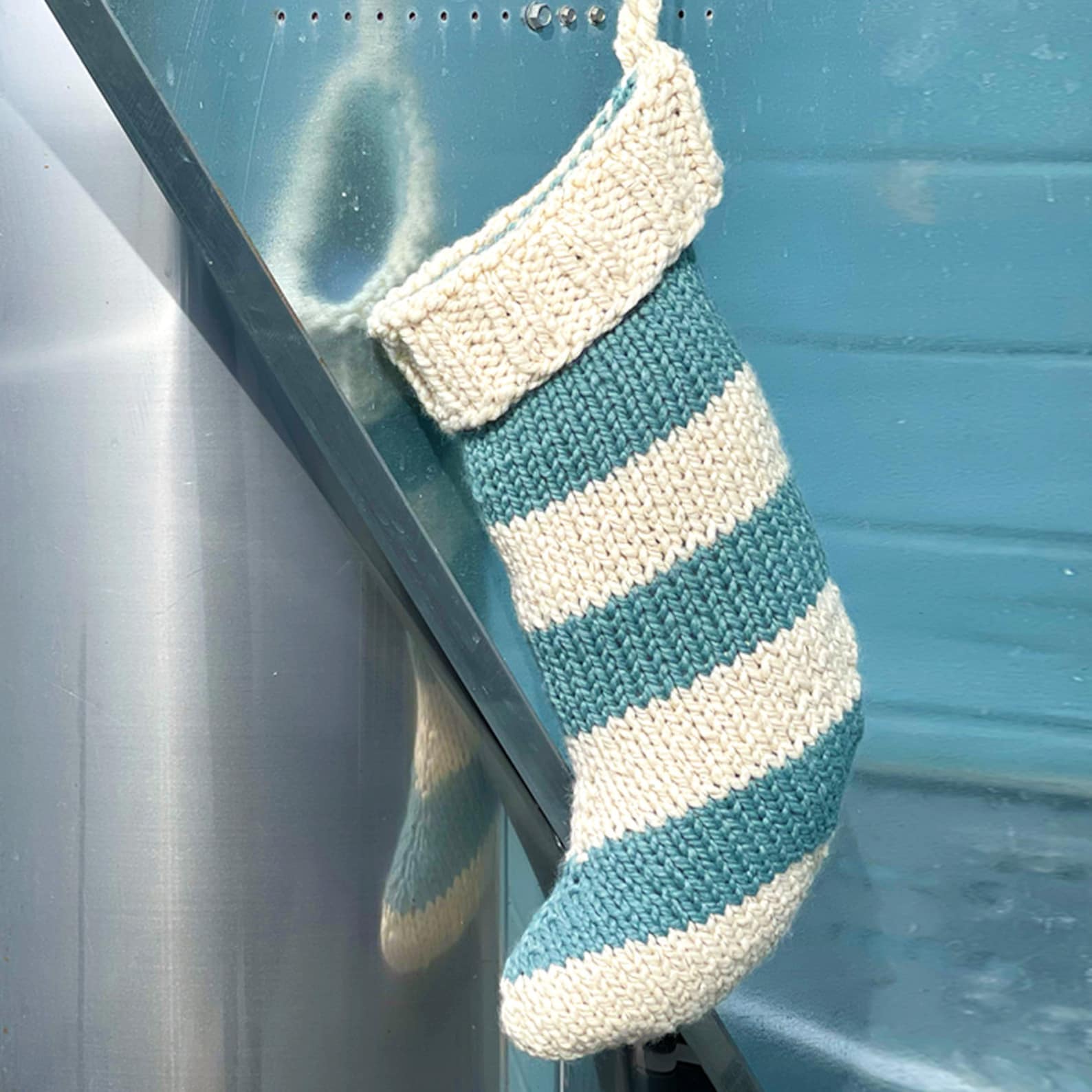 Chunky Christmas Stocking Knitting Pattern (PDF Download) - Etsy