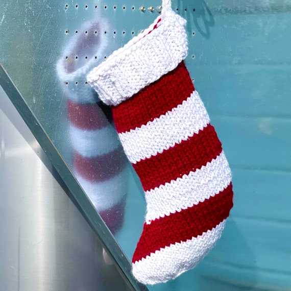 Chunky Christmas Stocking Knitting Pattern (PDF Download) Il_570xn