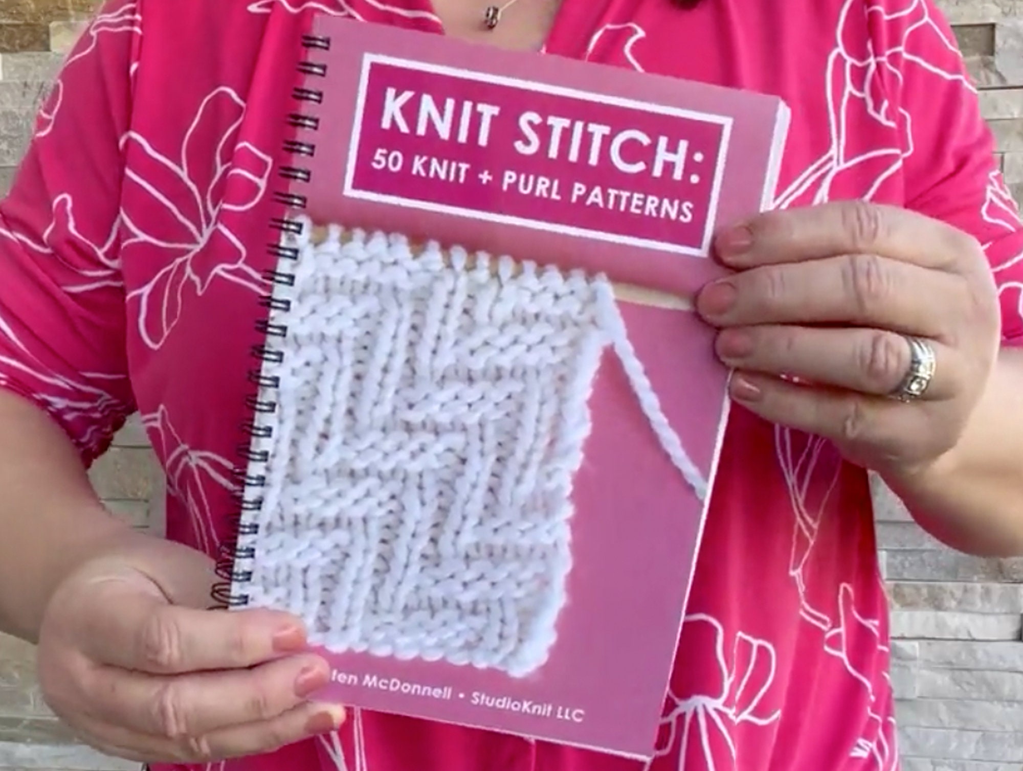Knit Stitch Pattern Paperback Book for Beginning Knitters by Etsy