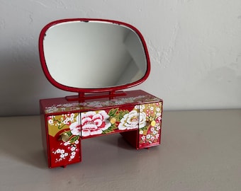 Joyero vintage lacado