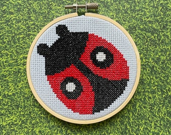 Ladybug by Mary Engelbreit Cross Stitch Digital Download Pattern