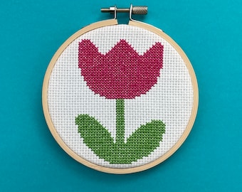 Tulip by Mary Engelbreit Counted Cross Stitch DIY KIT