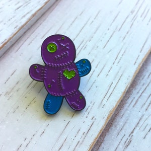 Voodoo Doll Soft Enamel Pin 1"